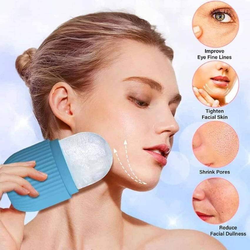 Silicone Face Ice Roller Massage